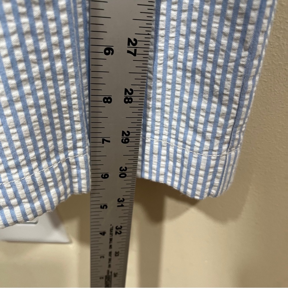 Vineyard Vines Blue and White Pinstriped Slim Fit breaker Pants 30X32 - Picture 4 of 8